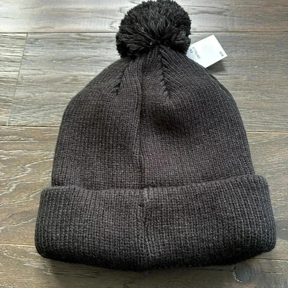 PGA Tour Knit Pom Pom Cuffed Beanie, Fleece lined,stretch, winter hat, Golf - Picture 3 of 7